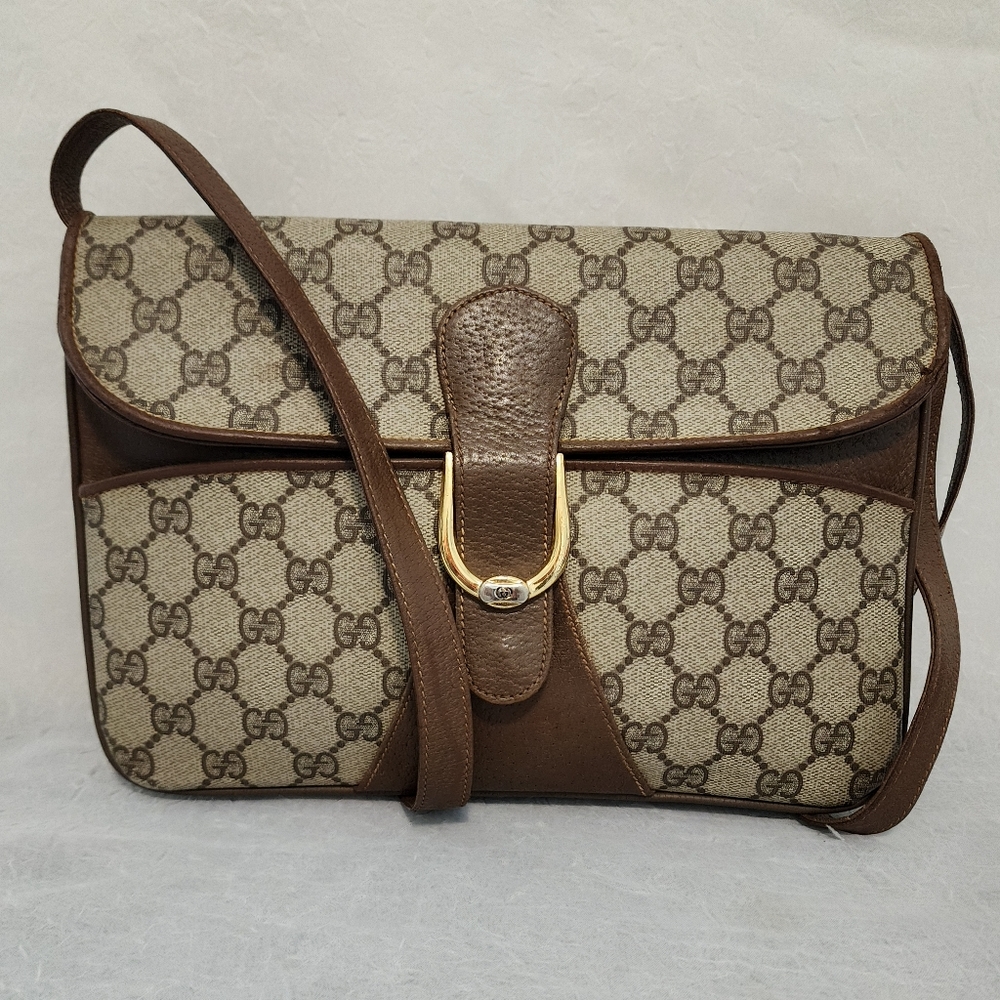 Auth Vintage Gucci Crossbody Bag